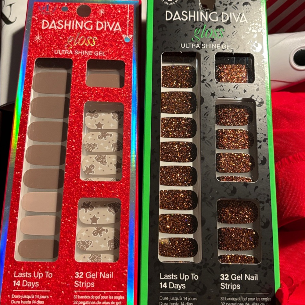 MWOT NAIL PRODUCTS GEL STRIPS: DASHING, DIVA, AND LILY AND FOX - Picture 2 of 14